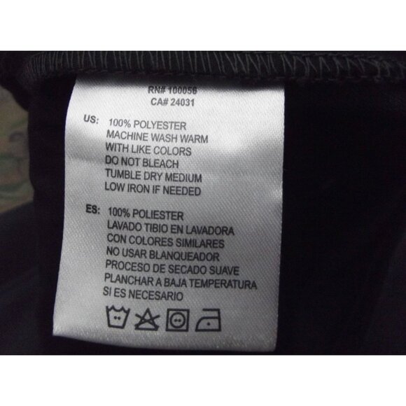 oobe Mens Gray Polyester Pants 46 x 32 Flat Front Straight Leg Work - Picture 10 of 10